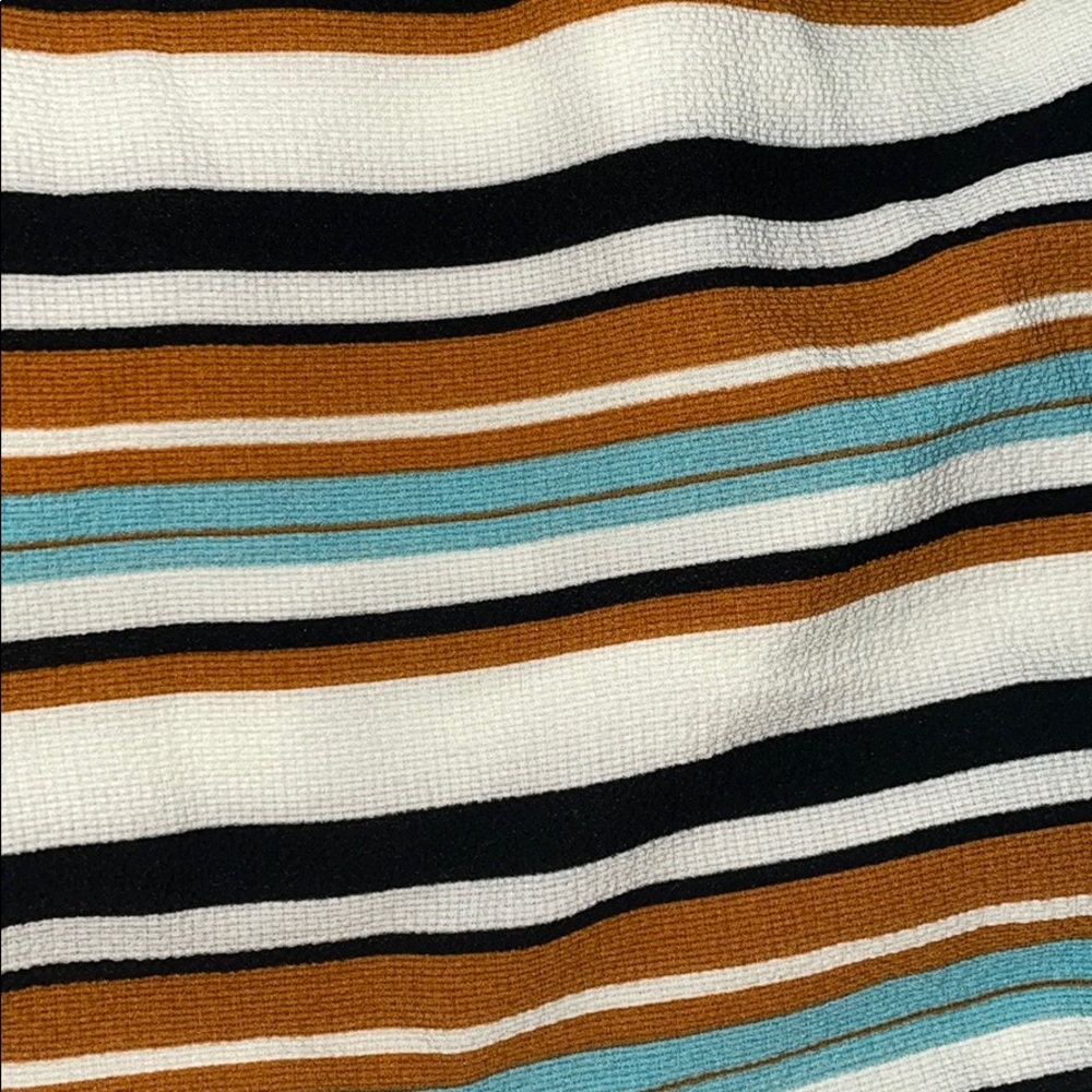 STRIPE FAUX WRAP DRESS - Picture 3 of 3